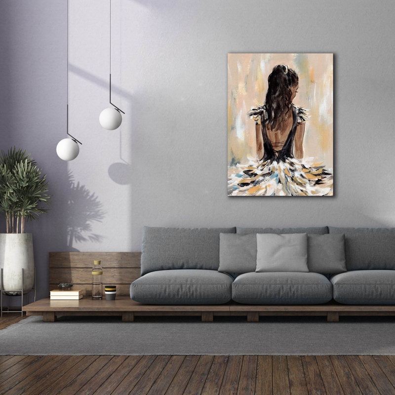  «Ball Gown Frills 2» par Annie Warren, art mural sur toile, 40 po x 54 po, H 54 po x l 40 po