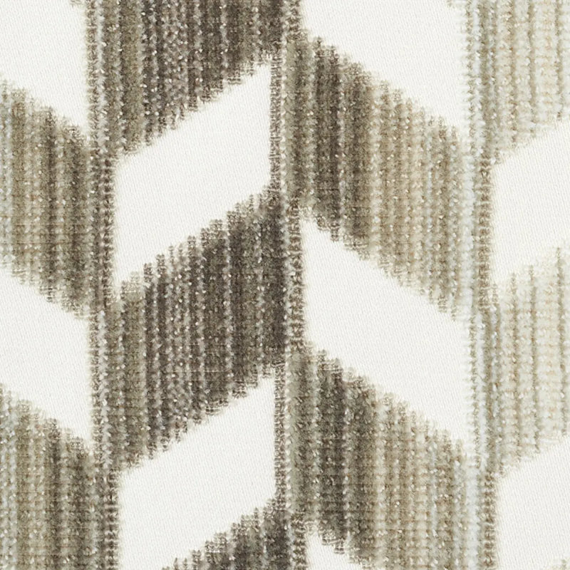 Tissu en velours à chevrons, Pierre