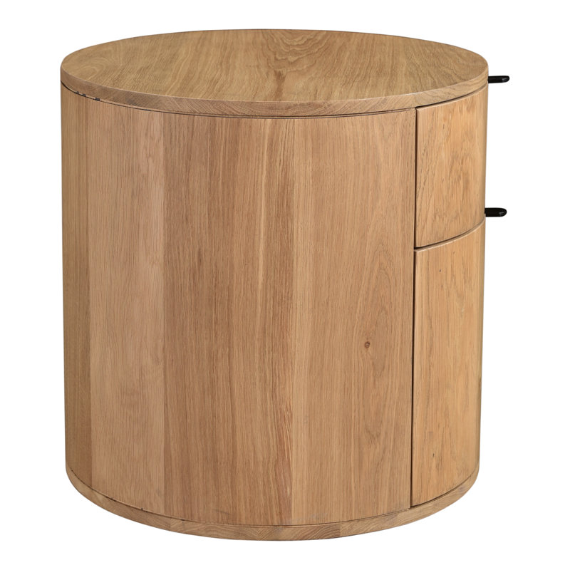 THEO TWO DRAWER NIGHTSTAND, Natural