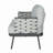 Steel Loveseat And Table-2083894307-2083894318