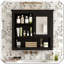 Armoire à pharmacie murale avec miroir et 4 tablettes réglables-1363468892
