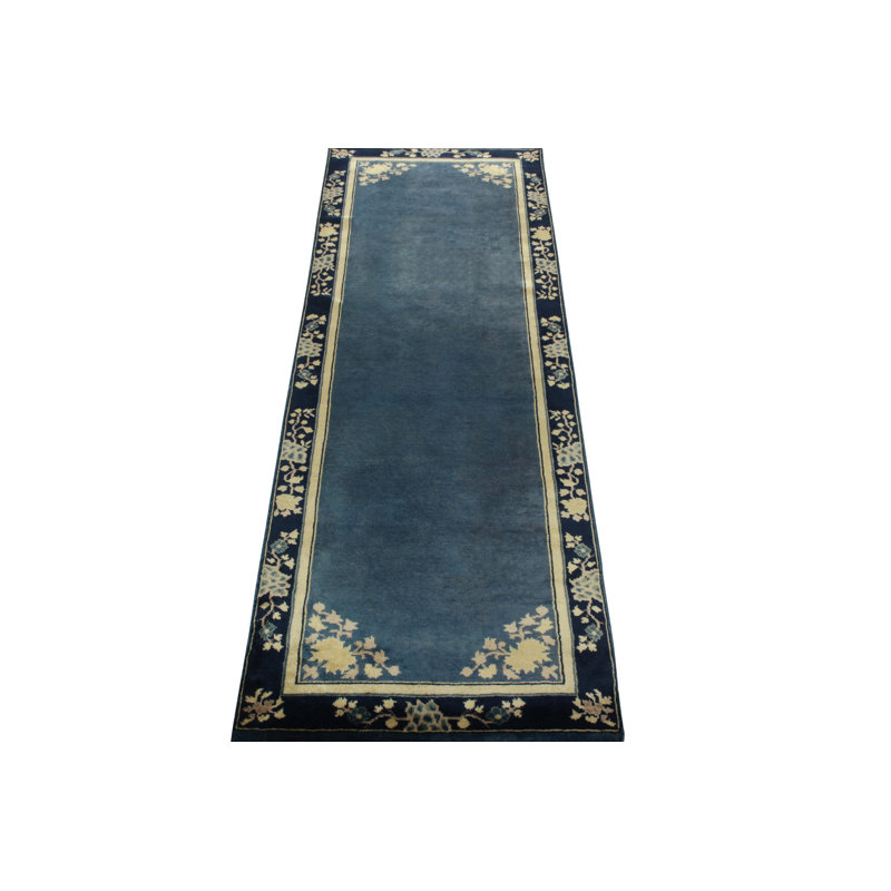 One-of-a-Kind 2'6" x 7'10" Hand Knotted Area Rug