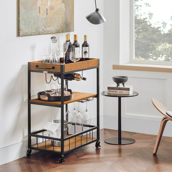 Winston Porter Andzela Bar Cart & Reviews | Wayfair