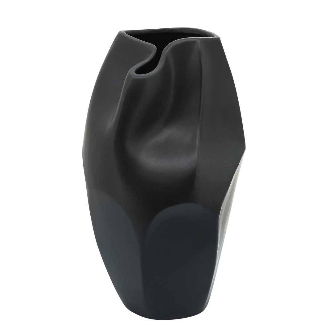 Modern Abstract Decorative Ceramic Vase for Table Decor Joss & Main