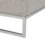 Banc doux rembourré gris avec base en bois massif et rangement rectangulaire de style - Contreplaqué l 50 po x P 20 po pour le salon de la chambre à coucher