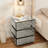 Modern Side Table with 3 Drawers
