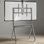 Support portatif JYXCN 42-75 pouces | Structure en acier de qualité industrielle, 4 roulettes silencieuses, assemblage facile