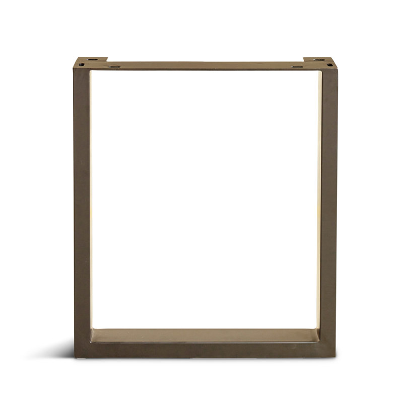 U Dining 28.5" Rectangular Table Base, Brass