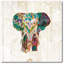 « boho motif cachemire éléphant », reproduction d’impression sur toile tendue