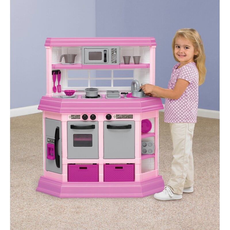 American Plastic Toys Kitchen Set & Reviews | Wayfair