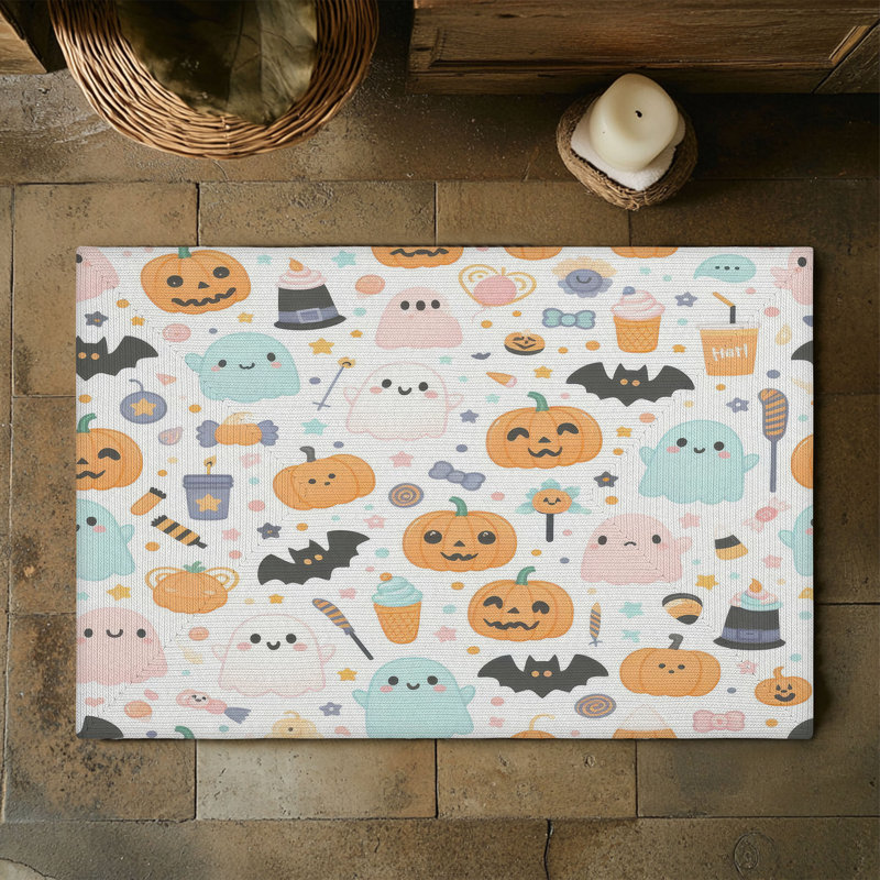Tapis tressé Light Haunted Whispers, Rectangulaire 3 pi x 5 pi