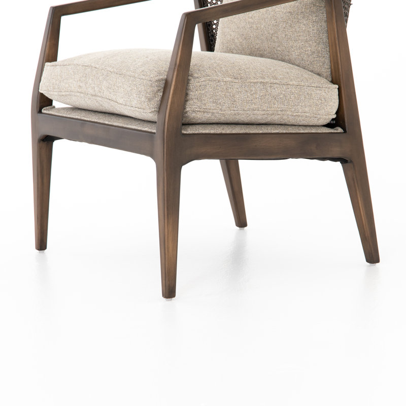 Fauteuil en polyester 26,75 po Granbury, Miel miel