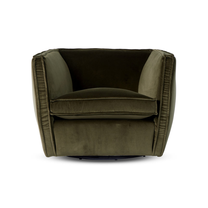 Rashi Swivel Chair-Surrey Olive, Surrey Olive