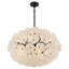 Luminaire suspendu noir mat 8 lumières Audrey