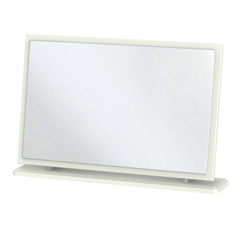 Fully Assembled Murier Dresser Mirror, Cream Ash