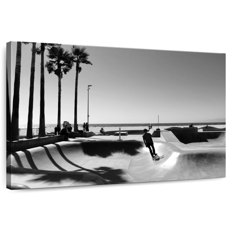 Senne Skate Park à Venice Beach, H 8 po x l 12 po