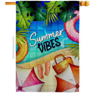 Double Sided 40'' H x 28'' W Polyester Banner