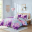 Literie double / grand teint par nouage, microfibre brossée douce, rembourrage, comprend un édredon pour lit, look de rêve coloré, lavable à la machine-121054398-121054399
