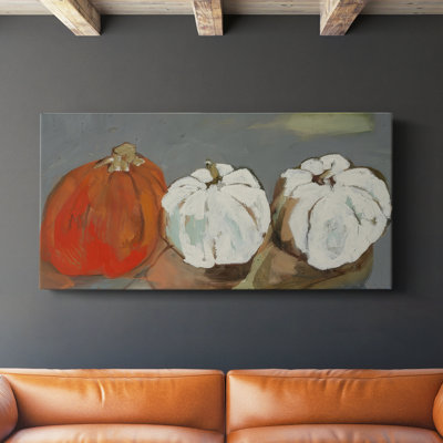 One Orange, Two White- Gallery Wrapped Canvas -Ready to Hang