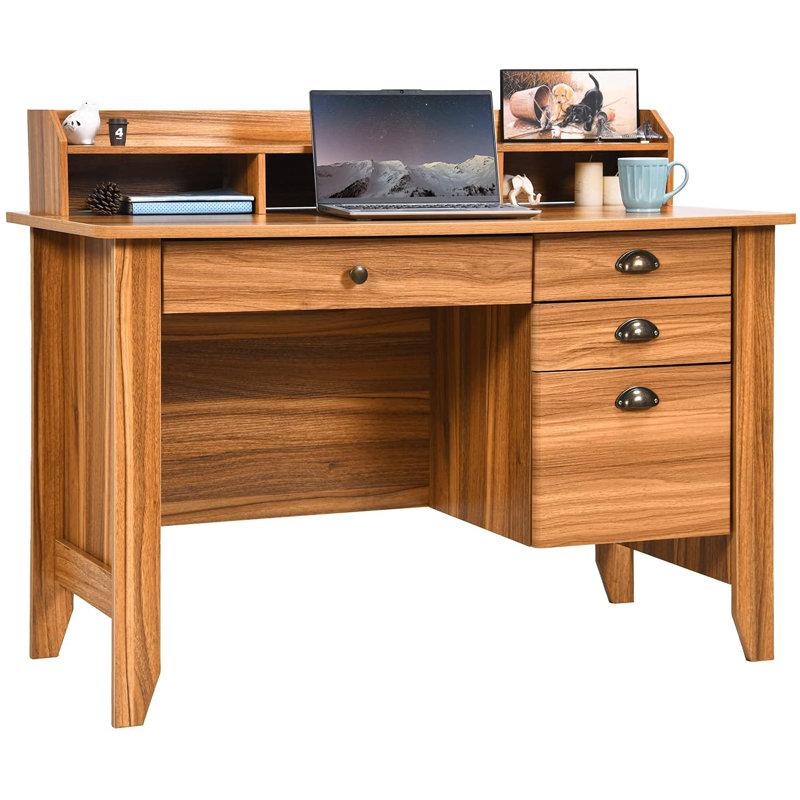 Mya-Jane Computer Desk, Rustic Oak Brown