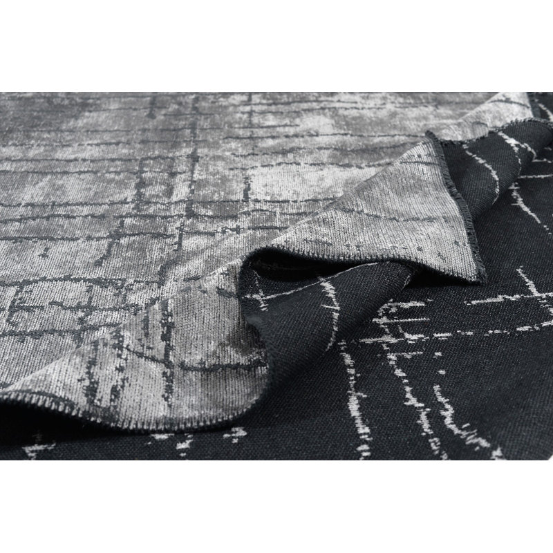 Tapis bleu marine Rapture, Rectangle 7 pi 10 po x 9 pi 10 po