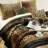 Tucson 9 Piece Leopard Print  Comforter Set-99493366