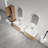 Multifunctional Wall-Mounted Bathroom Double Vanity Sets