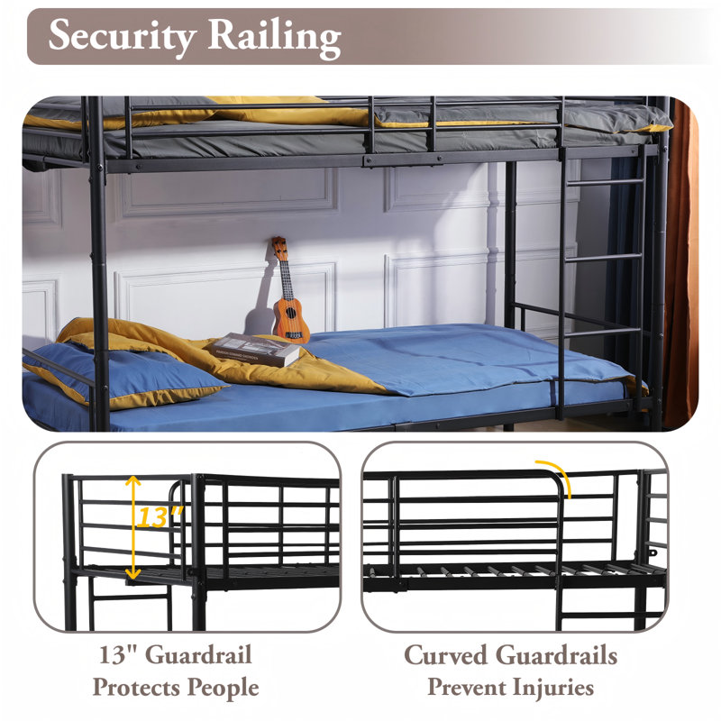 Zebedee European Single (90 x 200cm) Standard Bunk Bed