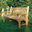 Hyde Park Outdoor Teak Bench-50851238-99025505