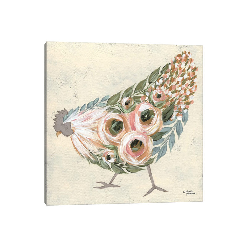 Astrid The Hen by Michele Norman - Print on Canvas, Wrapped Canvas, 45.72 cm H x 45.72 cm W x 1.91 cm D