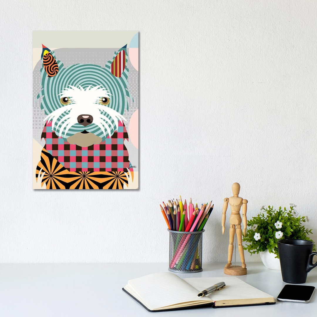 West Highland Terrier by Lanre Studio - Wrapped Canvas Gallery-Wrapped Canvas Giclée