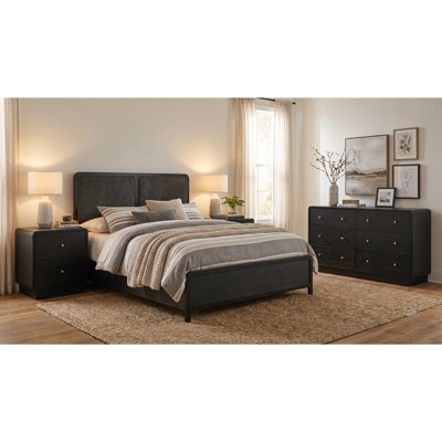 Carlisle Black Queen 4-Piece Bedroom Set
