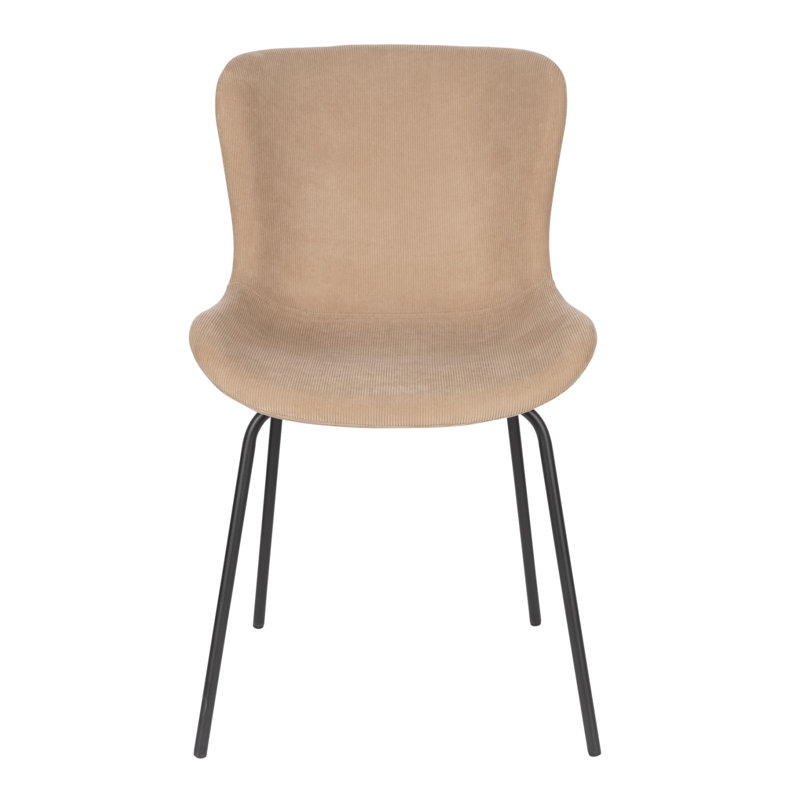 Junzo Upholstered Dining Chair, Brown