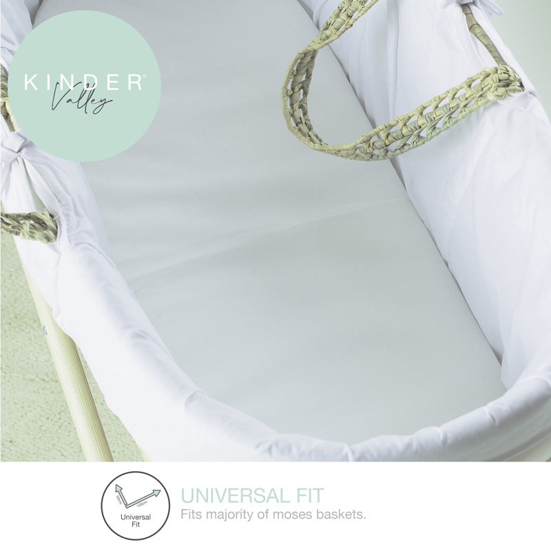 Moses Basket with Bedding with Mattress