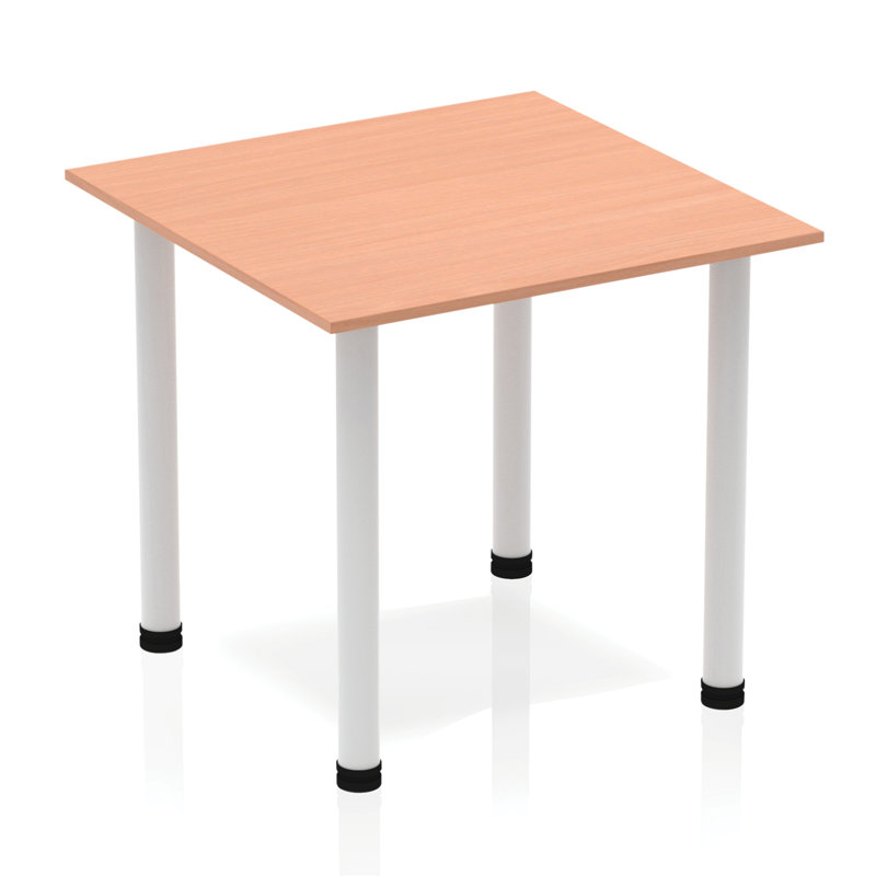 Kyvan 80cm Square Conference Table, Beech