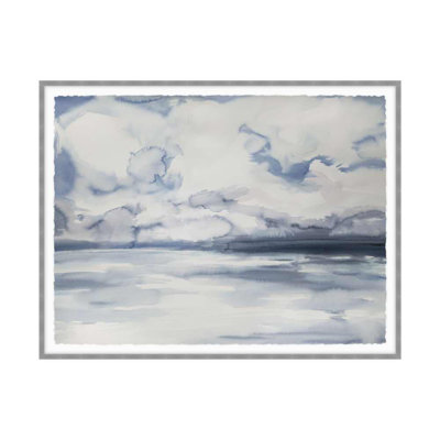 Pensive Seas 1 Framed Graphic Art