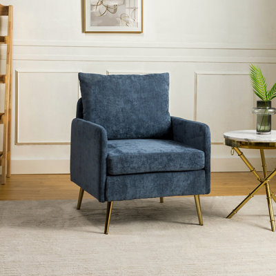 Fauteuil Werner avec dossier et coussin de siège amovibles