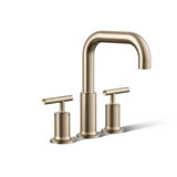 Purist® for Two Deck-Mount Bath Faucet Trim for High-Flow Valve with Lever Handles, Valve Not Included