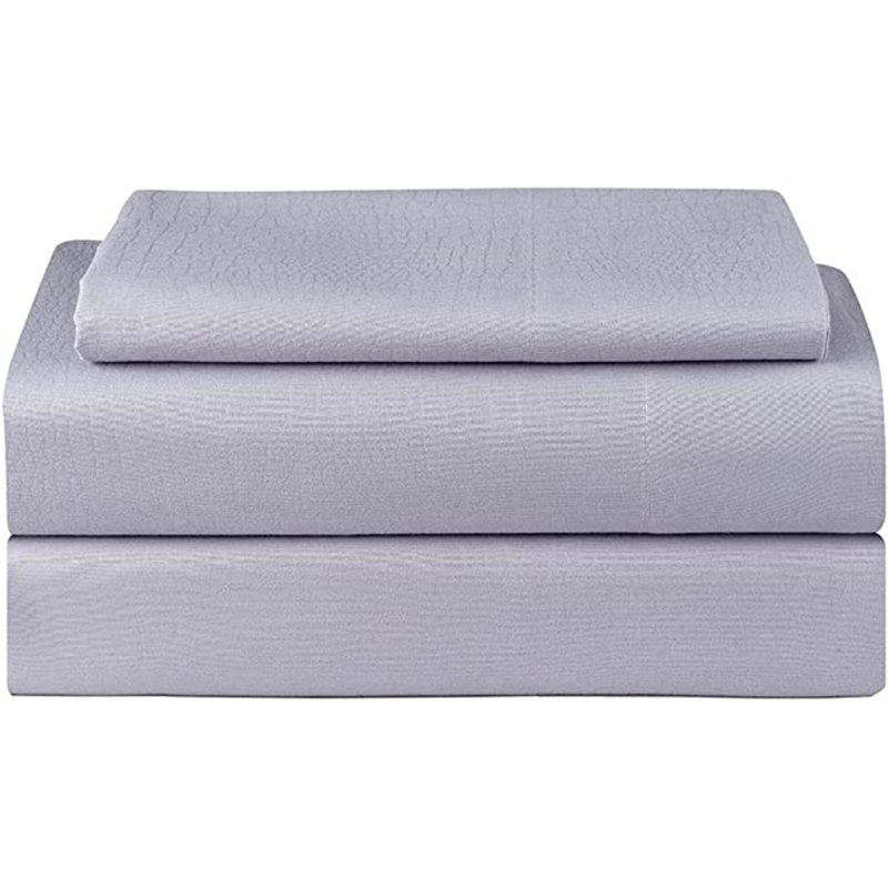ENSEMBLE DE FEUILLES À SABLE, Argent, Ensemble literie pour lit simple