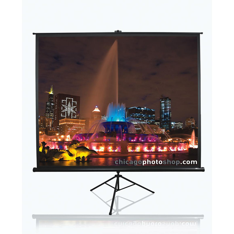 Tripod Series Portable Projection Screen, 72" Diagonal