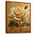 Toile avec cadre flottant brun