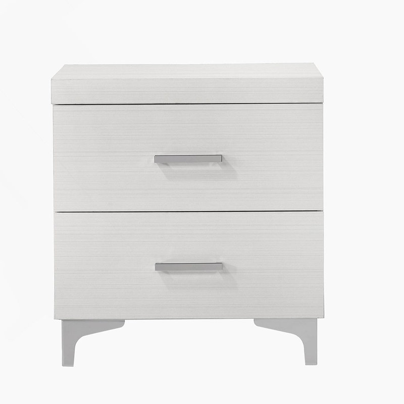 Table de chevet blanche
