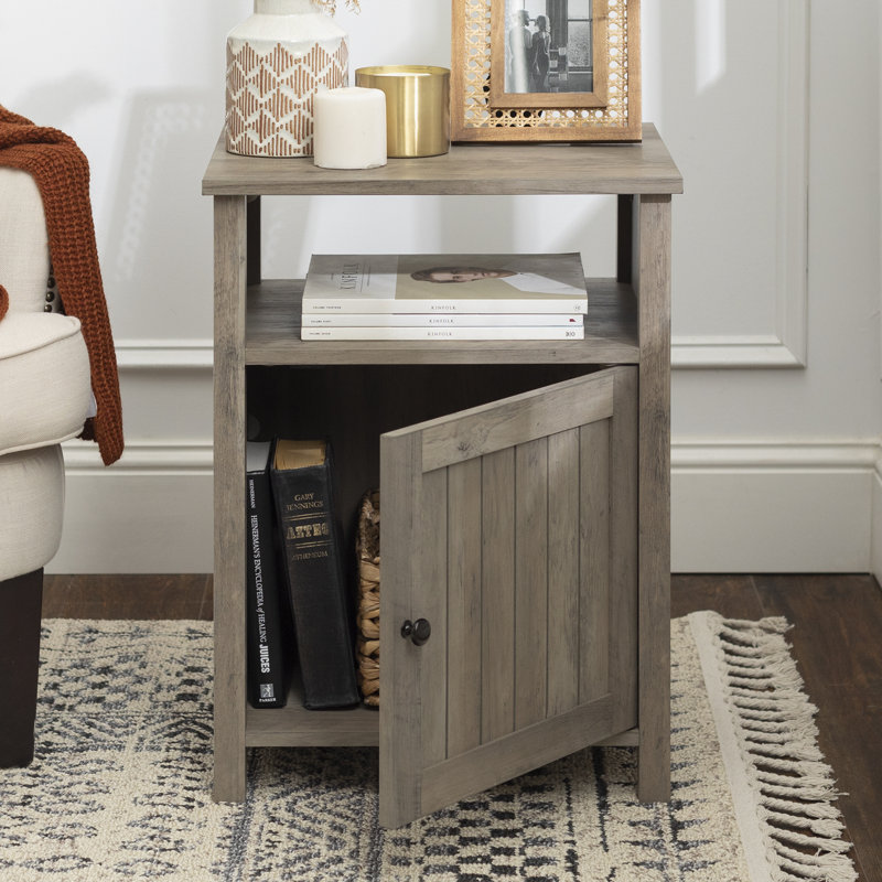 Thermopolis End Table, Grey Wash