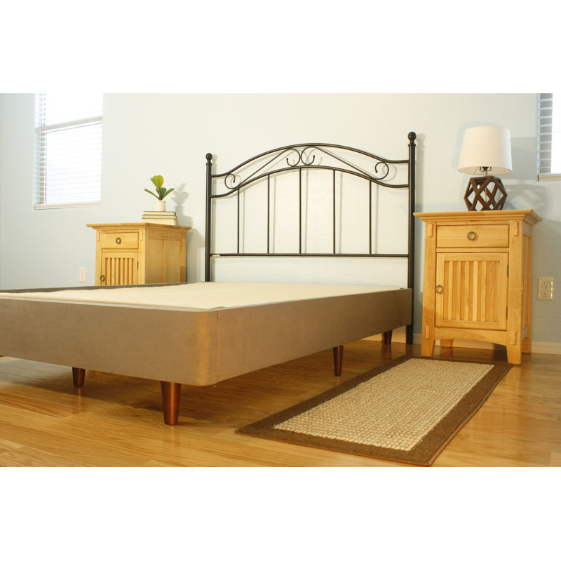 Unwind 13" Platform Bed, Queen, Grey