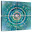 Mandala bleu sarcelle et océan-109114489