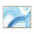 Toile naturelle avec cadre flottant
