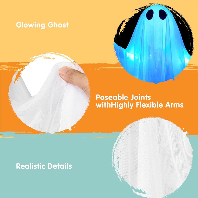 Halloween Ghost Stuffed Holiday Accent