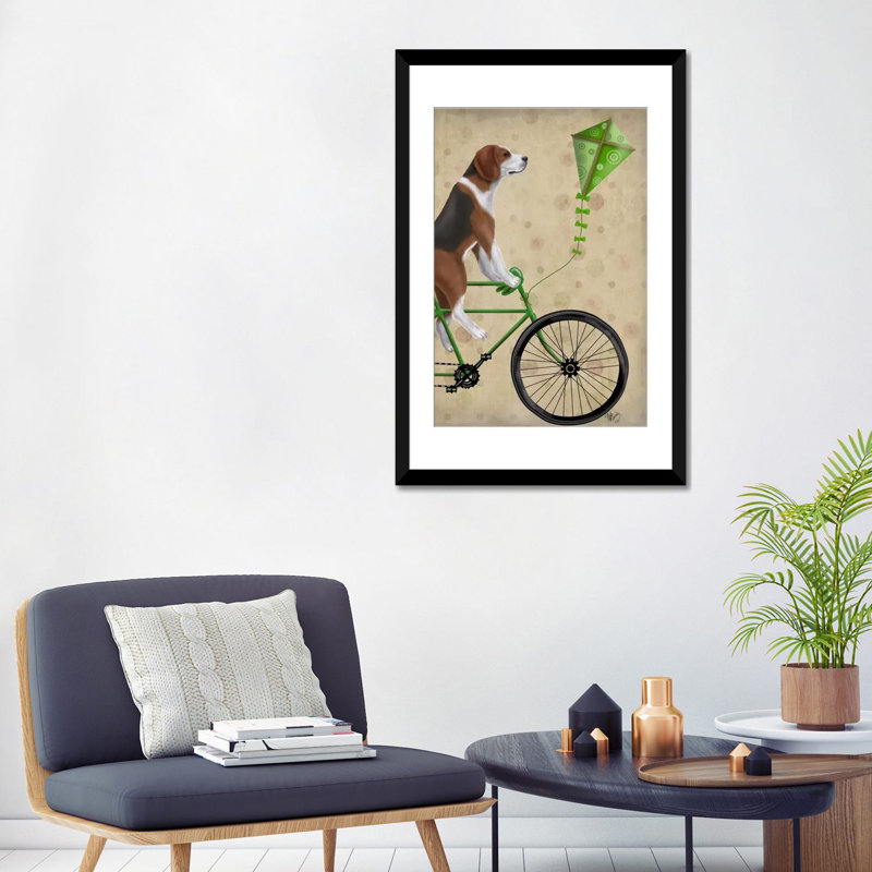 Impression sur toile tendue Fab Funky, Papier d'art encadré noir, H 32 po x l 24 po x P 1 po, Blanc