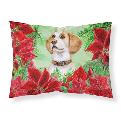 Taie d’oreiller poinsettas
