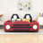 Twin Wooden Car-Themed Bed With Safety Rails-2078167792